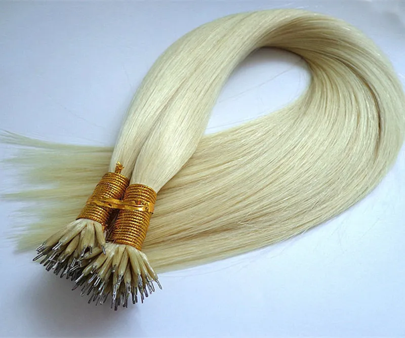 Elibess Brand Nano ring الشعر البرازيلي عذراء الشعر ، 100 ٪ شعرة الإنسان نسج الشعر البشري غير المجهزة ، 1G شارع 150S دفعة واحدة ، دي إتش إل الحرة