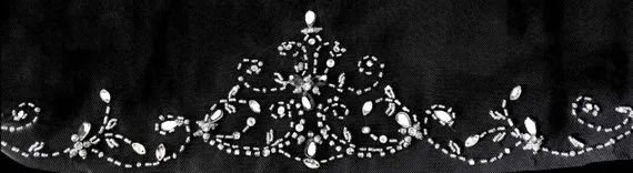 Eleganter 2018 weißer, elfenbeinfarbener Tüll-Braut-Hochzeitsschleier mit glitzernden Perlen und Glitzerkante mit Kamm, Ellenbogenlänge, einlagig, Hochzeitsschleier 180A