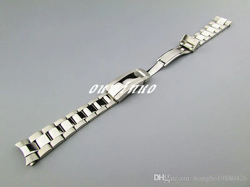 20 mm Schnalle, 16 mm, hochwertig, poliert, gebürstet, reines, massives Edelstahl-Armband für SOLEX wat301M218N