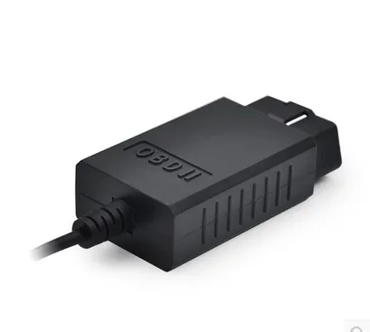 ELM327 USB Plastik OBDII Teşhis Tarayıcı ELM 327 Kablo USB Arayüzü Sürüm 1.5 Sürüm 2.1