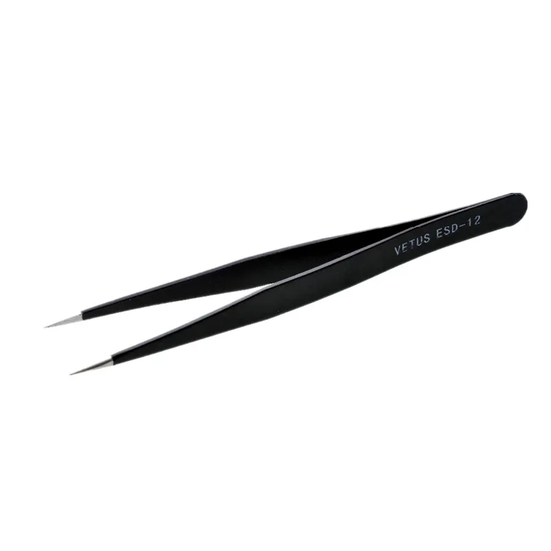 Maquiagem Profissional Stainless Steel Lashes Tweezers Makeup Ferramentas Seashine Make Up Tools Kit Eyelash Extension Tweezer Pincet VETUS