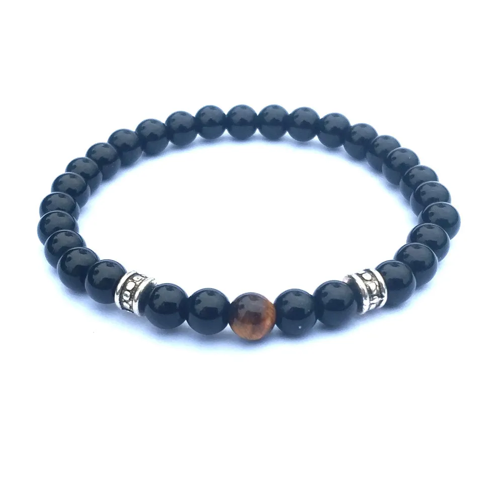 Bracciale perle gemme set da 10 % Bracciale Jasper uomini Bracciale Jasper uomini Gioielli fatti a mano338B338B