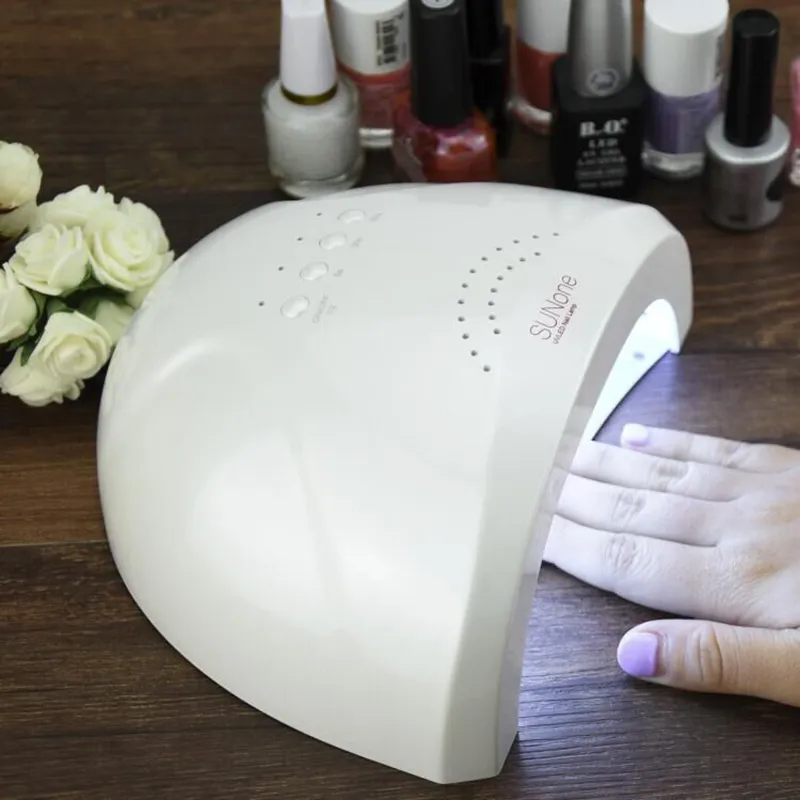 Marka Sunone 48W / 24W LED Lampa UV Suszarka do gwóźdź do utwardzania żelu Polski Narzędzie sztuki Lekkie paznokiecie paznokci 5s 30s 60. Manicure Machine Y18100807