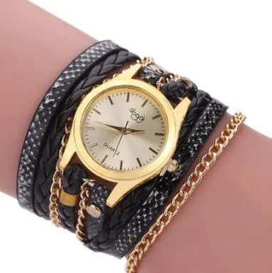 jewelry bracelets watch for women twine weave serpentine quartze watch fashion of 264Q