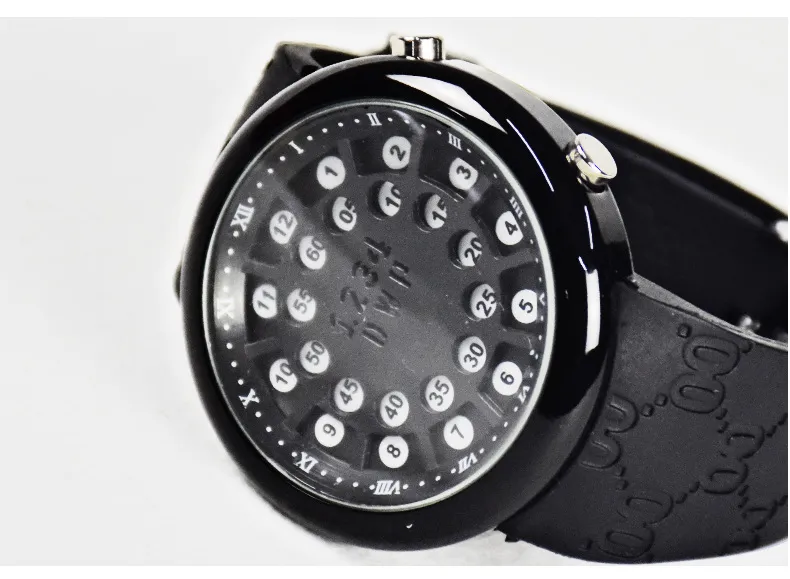 Men Lumous Fashion Electronic Watch Luksusowa piłka Electro Conception Led Digital Wojskowy Sport zegarek na rękę Męs
