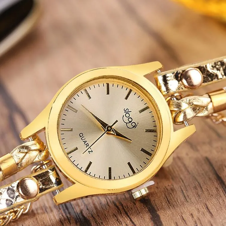 jewelry bracelets watch for women twine weave serpentine quartze watch fashion of 264Q