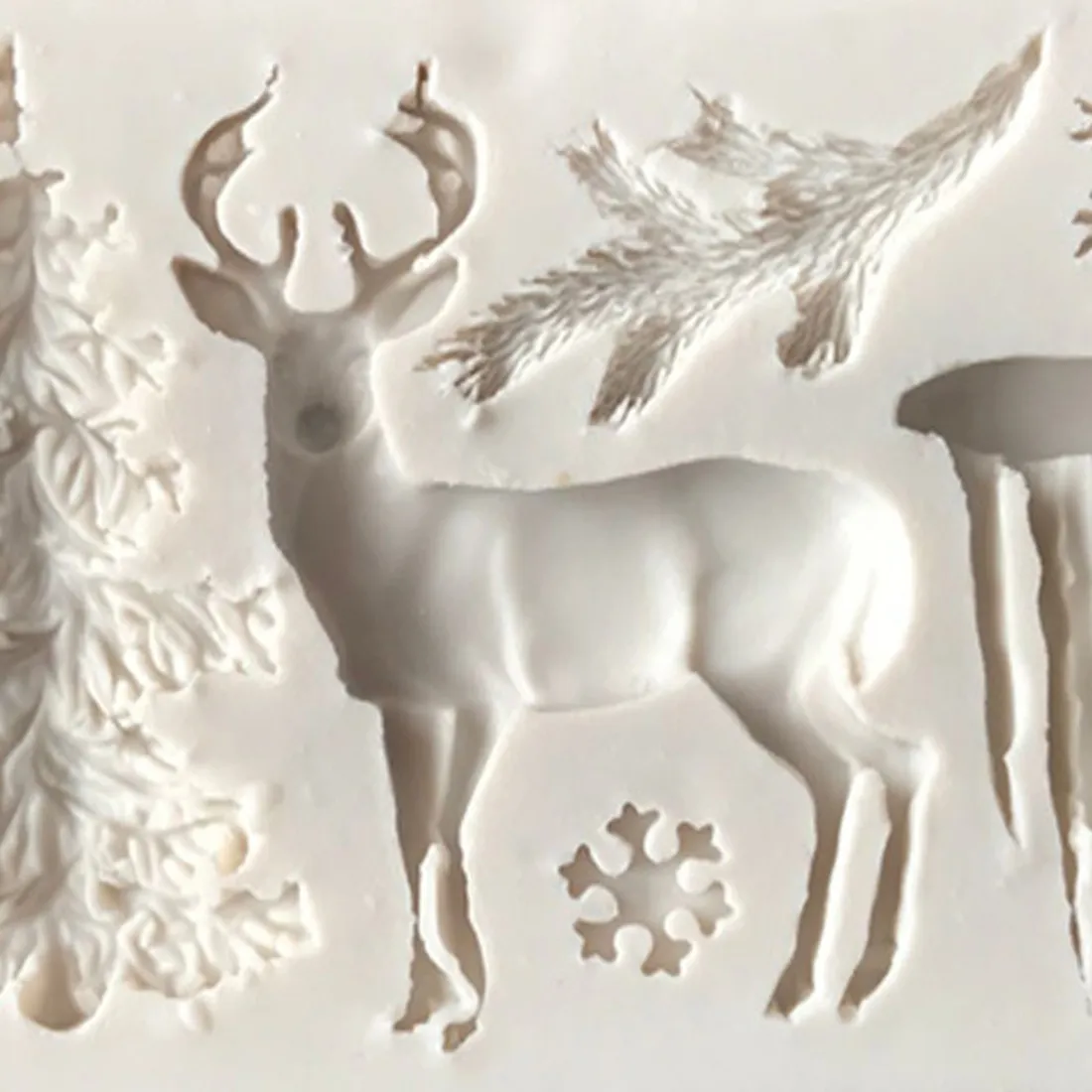 كورن مفيدة شجرة عيد الميلاد الأيائل الثلجية Snowflake قالب الشوكولاتة الهلام الخبز العفن أدوات حرفية السكر فندان تزيين 1459783