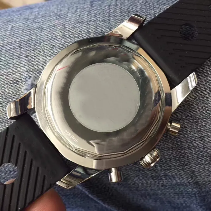 Nuovo stile di alta qualità Brei orologio da uomo al quarzo movimento VK Super Ocean Ceamic lunetta in caucciù269C