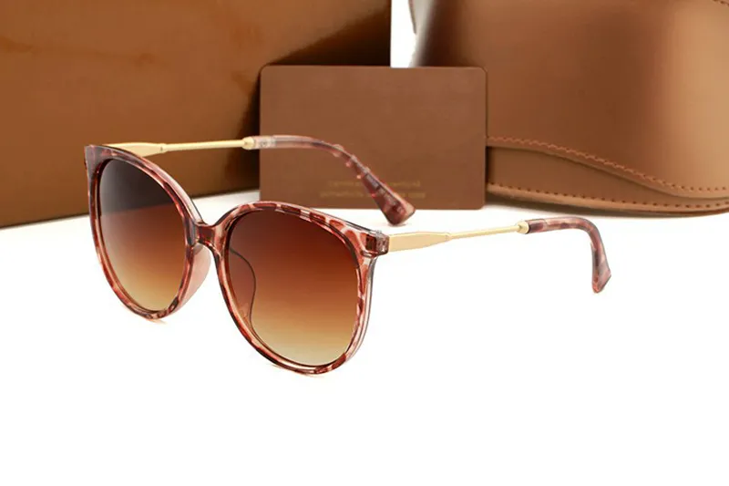 1719 Designer Sunglasses Brand Glasses Metal Farme Fashion Ladies Sun Glasses with Case and Box oculos de sol for Women