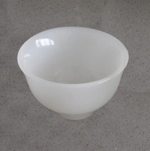 Health and wellness Cup of white jade handmade teacup jade porcelain tea health224B