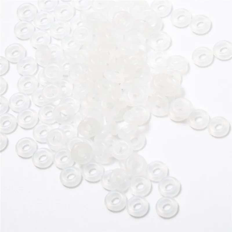 Stretchy Silicon rubber beads Plastic Spacer for bracelet necklace DIY jewelry making Wholesale Factory Price