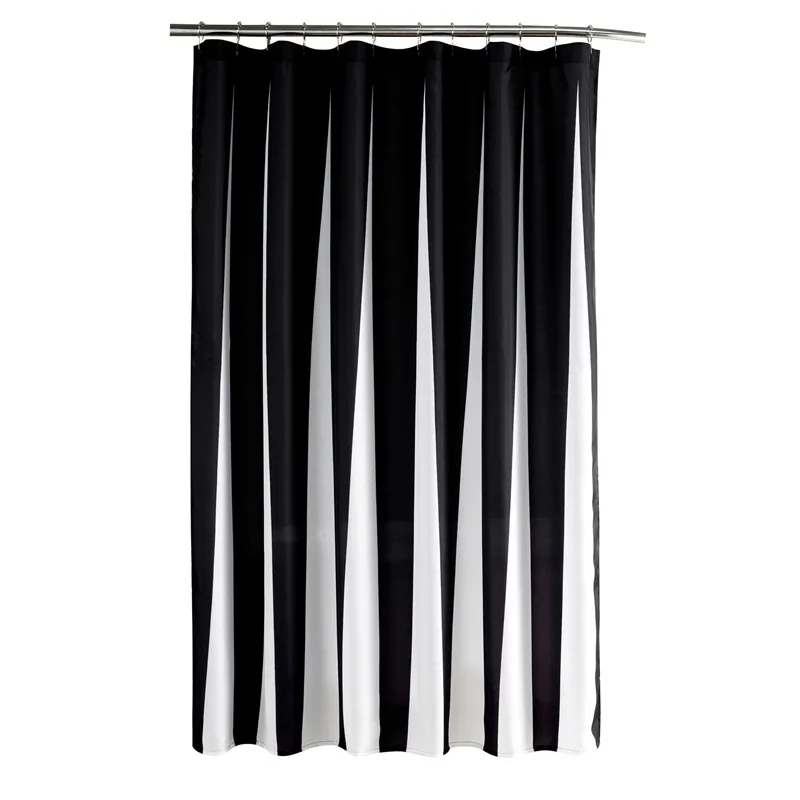 SunnyRain Black And White Modern Shower Curtain Water Resistant Polyester Bath Curtain Blue Cortina ducha donchegordijn284Q