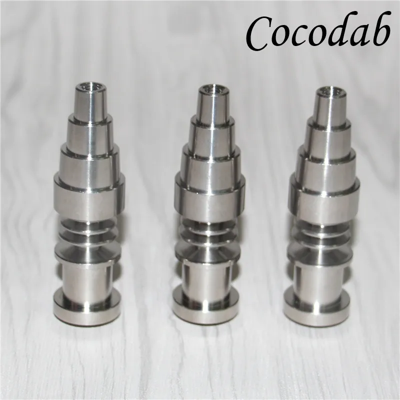 gr2 universal domeless titanium nail titanium gr2 nails 10mm 14mm 18mm glass bong water pipe 6in1 titanium dab nail dab rig