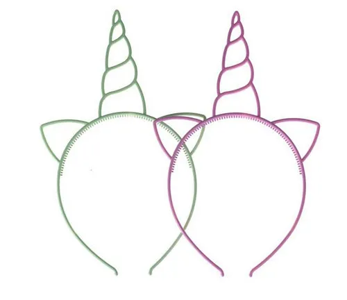 Kawaii Plastic Unicorn Hair Accessories Sticks mixte Couleurs Boutique Girls Birthday Fête Enfants lot7265316