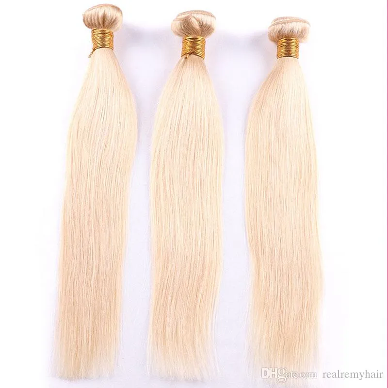 613 Blonde Virgin Hair Brazilian Virgin Straight Human Hair Weave Cheap Blonde Brazilian Hair Weave Bundles Passion Products