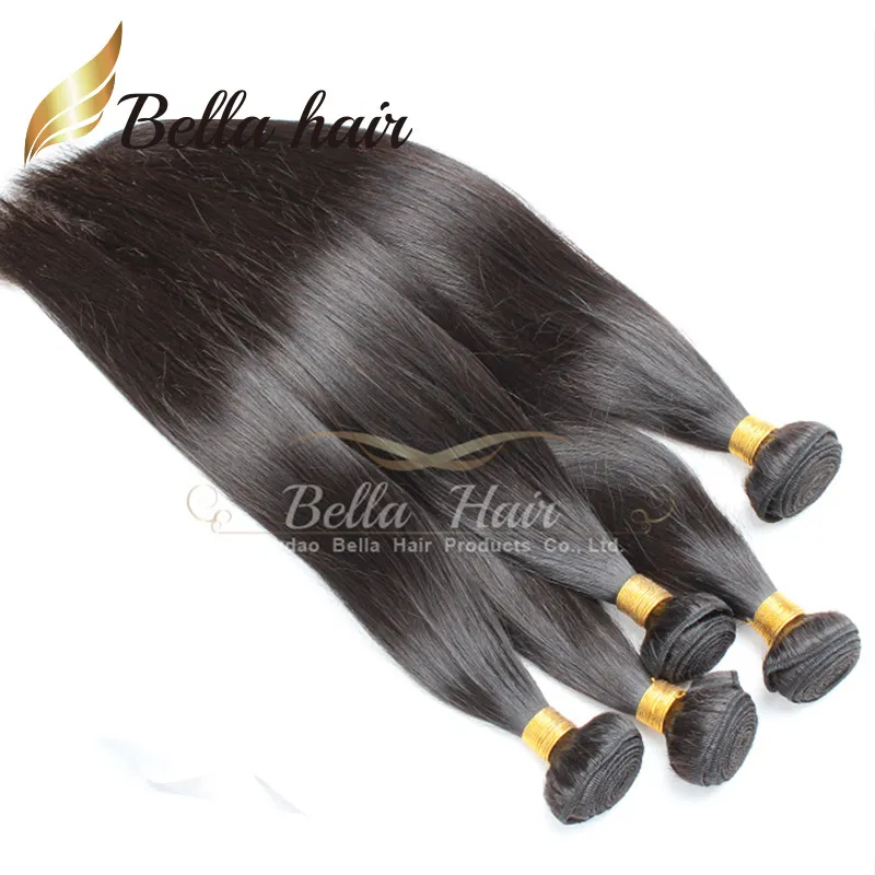 Bella Hair Unprocessed Brazilian Hair Weft Natural Color Grade 9A Straight Weaves Julienchina