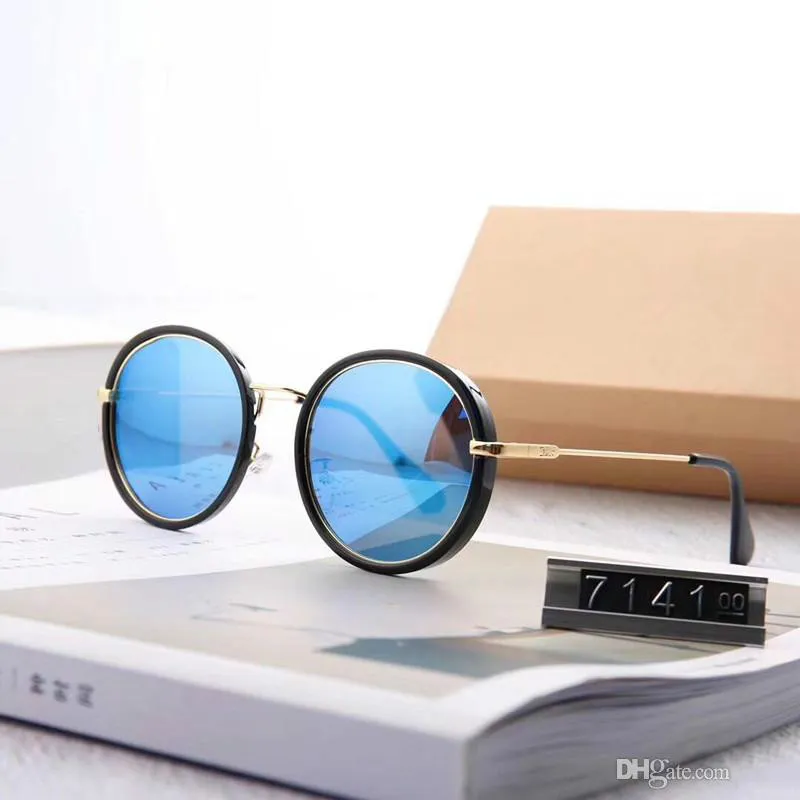 7141 gorące okulary przeciwsłoneczne damskie marka projektant męskie okulary przeciwsłoneczne powłoka óculos moda Retro gafas de sol markowe okulary przeciwsłoneczne