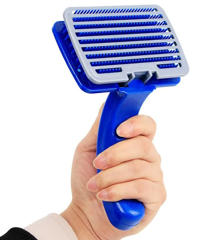 Brosse pour animaux de compagnie, peigne pour chien et chat, épilation, poils longs et courts, toilettage pour chiens, outil de démêlage des bords