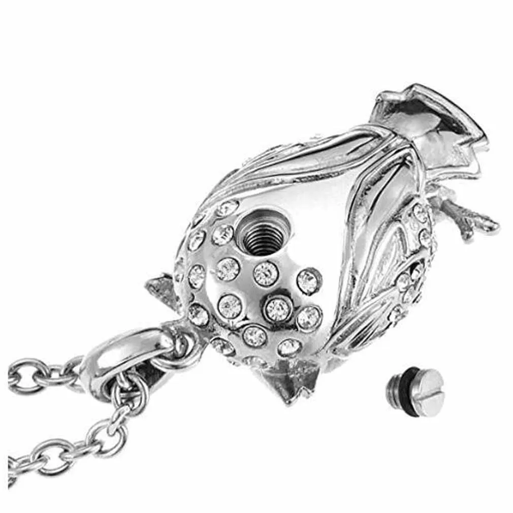 Classic Owl Cremation Urn Pendant For Ashes Necklace Pendant Fill Kit Ashes Rostfri Steel276T