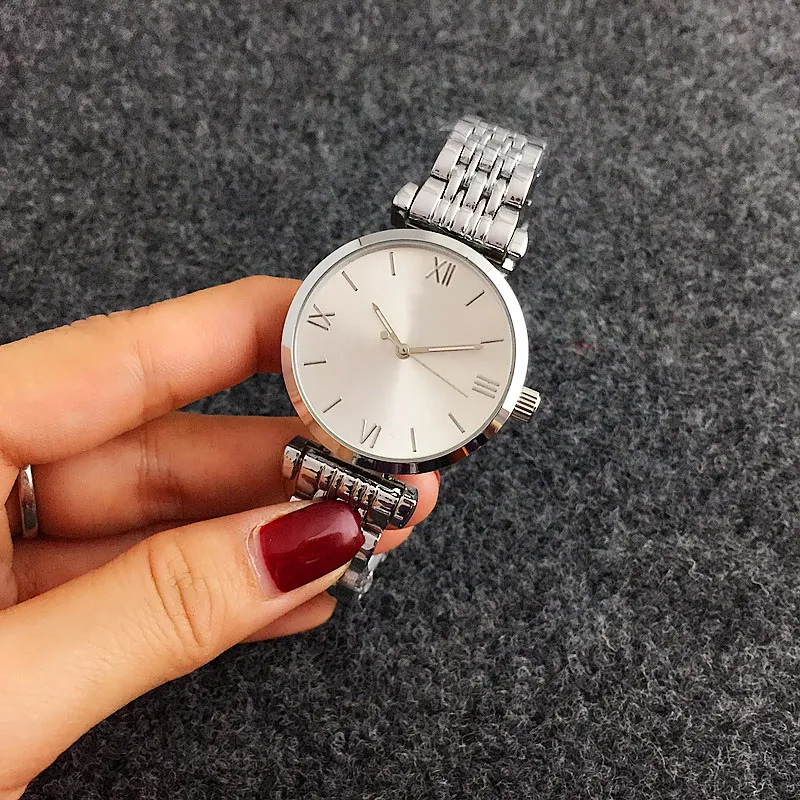 Модные популярные повседневные часы лучшего бренда для женщин и девочек, стальной металлический ремешок, кварцевые наручные часы A01271q