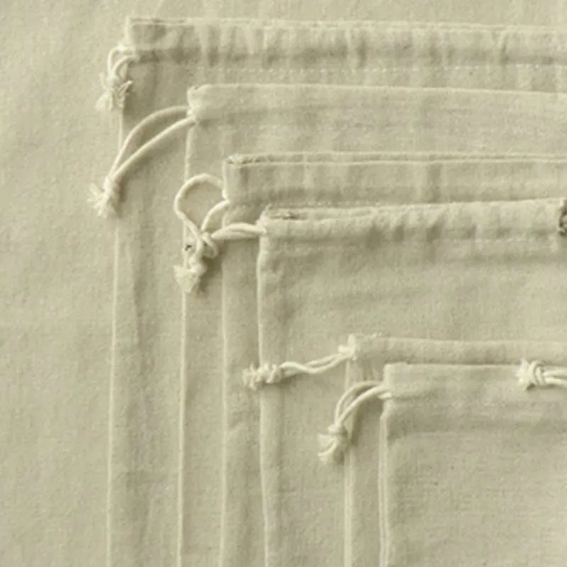 biżuteria do rysowania bawełniane torby muślinowe torby na prezenty ślubne torebki detaliczne woreczka sznurka
