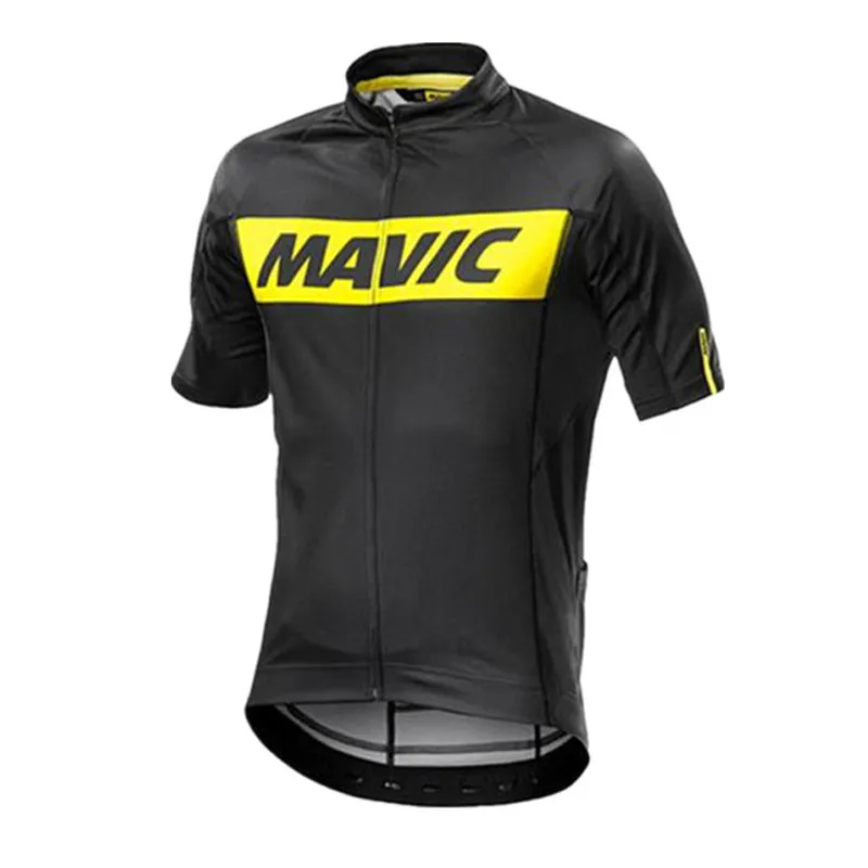رجال فريق مافيك ركوب الدراجات القميص 2021 الصيف الأكمام قصيرة الدراجة موحد 100 ٪ بوليستر سريع الجفاف MTB قميص السباقات ملابس Y2200I
