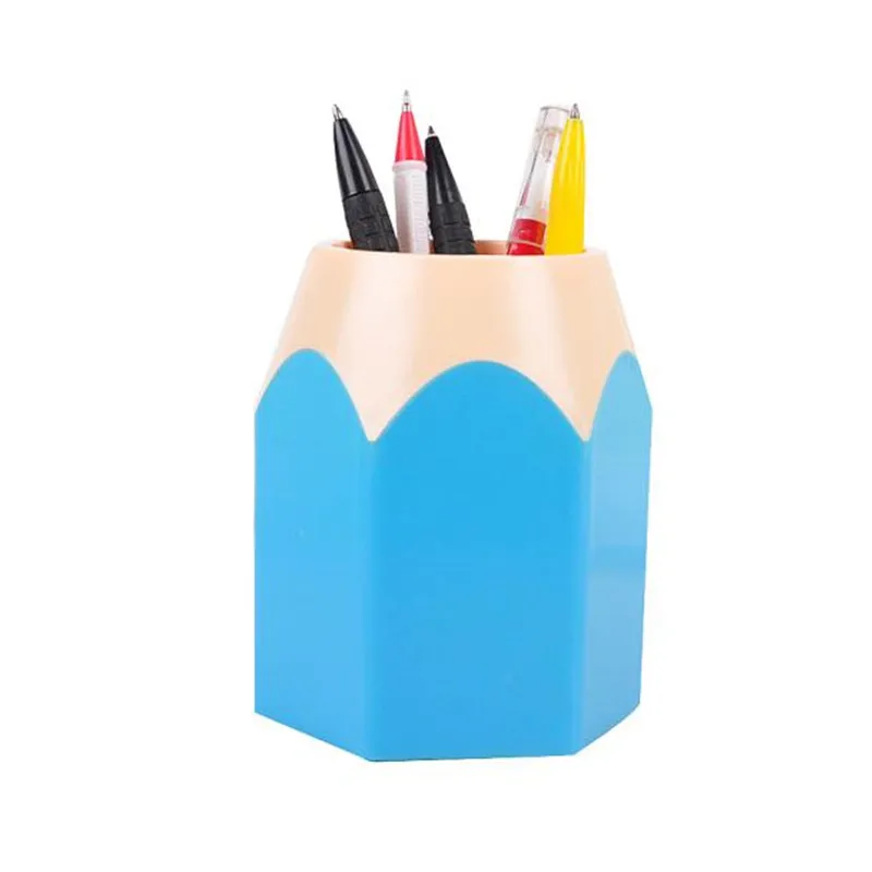 Porte-pinceaux de maquillage, conteneur de papeterie de bureau, Vase à stylos créatif moderne, Pot à crayons, porte-stylo de bureau, boîte de rangement K4299y