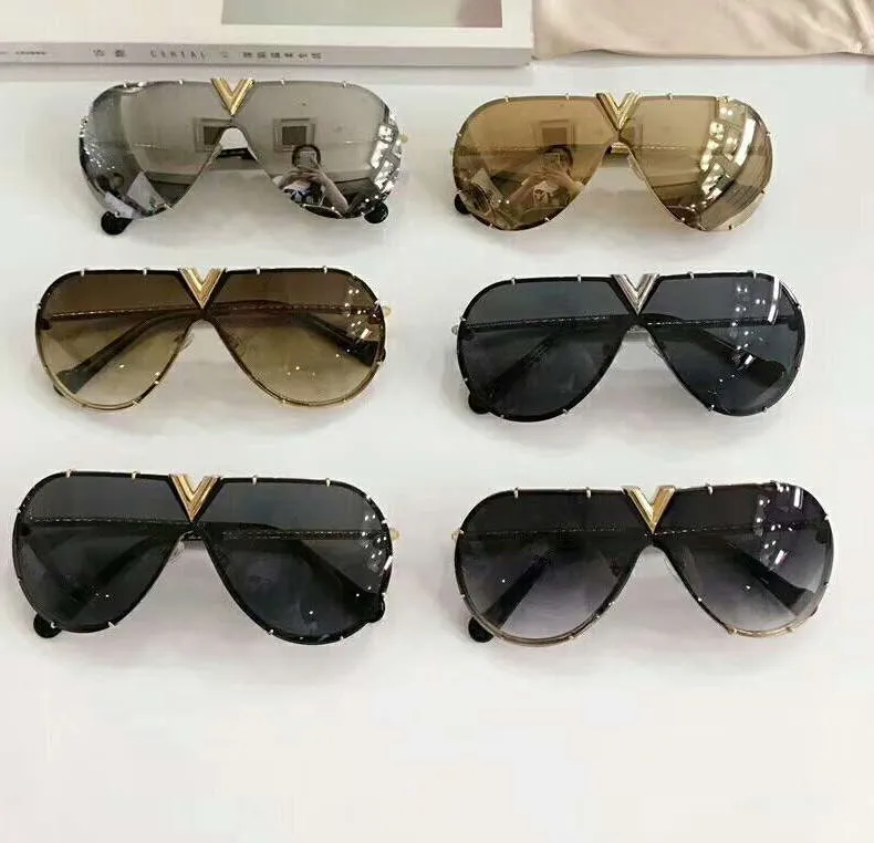 Lunettes de soleil pilotes classiques pour hommes, lunettes de soleil à la mode Sonnenbrille ombrées gris doré, Gafas de sol, nouveau avec box279n