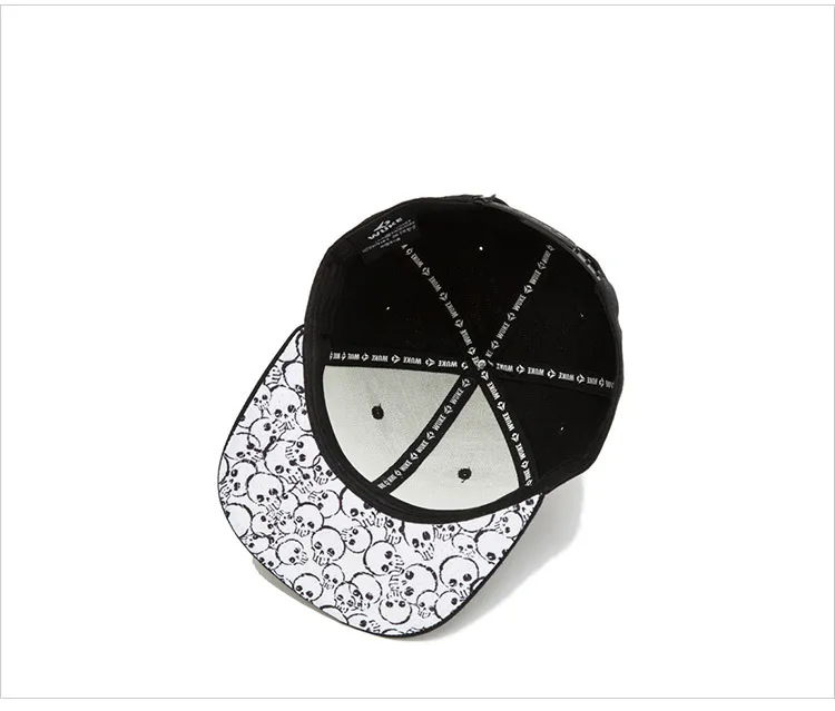 Gorras de bola cráneo divertido impreso casual masculino femenino diseñador sombreros unisex hip hop hombres mujeres302j