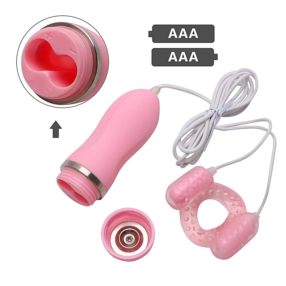 IKOKY Vibrateur Pénis Anneau Saut Oeuf Sex Toys Pour Hommes Stimulateur De Pénis avec Télécommande Anneau Persistant Masturbation Masculine Y18103005