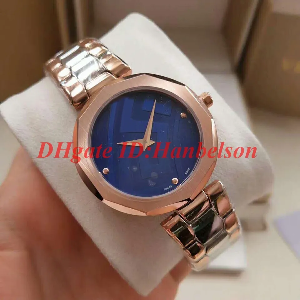 NUOVO Orologio da donna tutto in acciaio oro rosa Idyia Fashion Movimento al quarzo Orologio da polso da donna a due lancette 36mm montres de luxe pour femmes