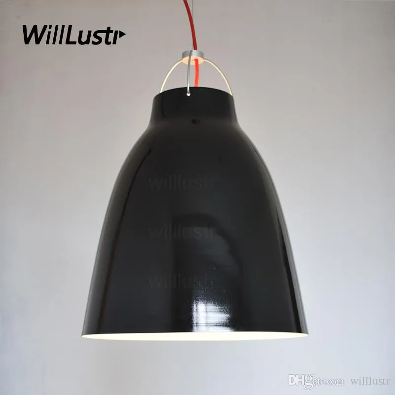 Подвесной светильник Willlustr Caravaggio в скандинавском стиле, современный CECILIE MANZ, подвесной светильник, подвесной светильник, глянцевый матовый белый, черный цвет SMALL241p
