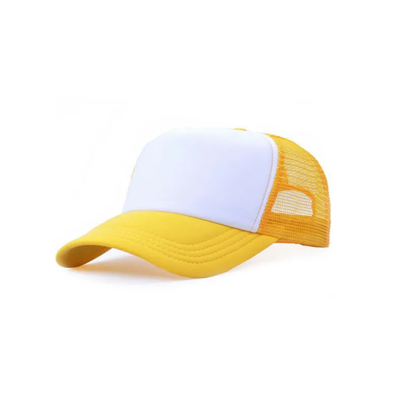 Черная однотонная сетка, модная уличная шляпа, сетчатая шляпа для взрослых, пустая кепка для грузовика, бейсбольная кепка с логотипом, хип-хоп, сетка, солнцезащитная шляпа310T