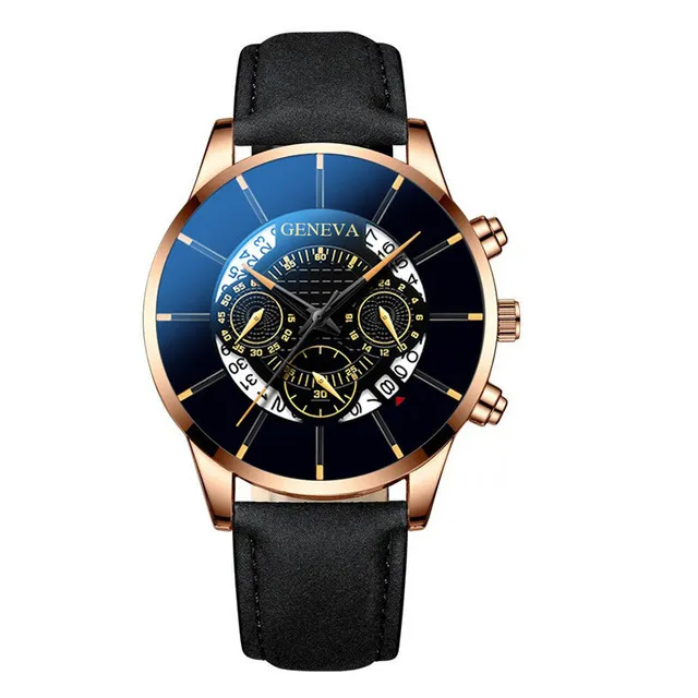 2019 mode GENF herren Uhren Leder Quarz Armbanduhr Quarz Sport uhr männer Männlich Uhr Relogio Masculino198s