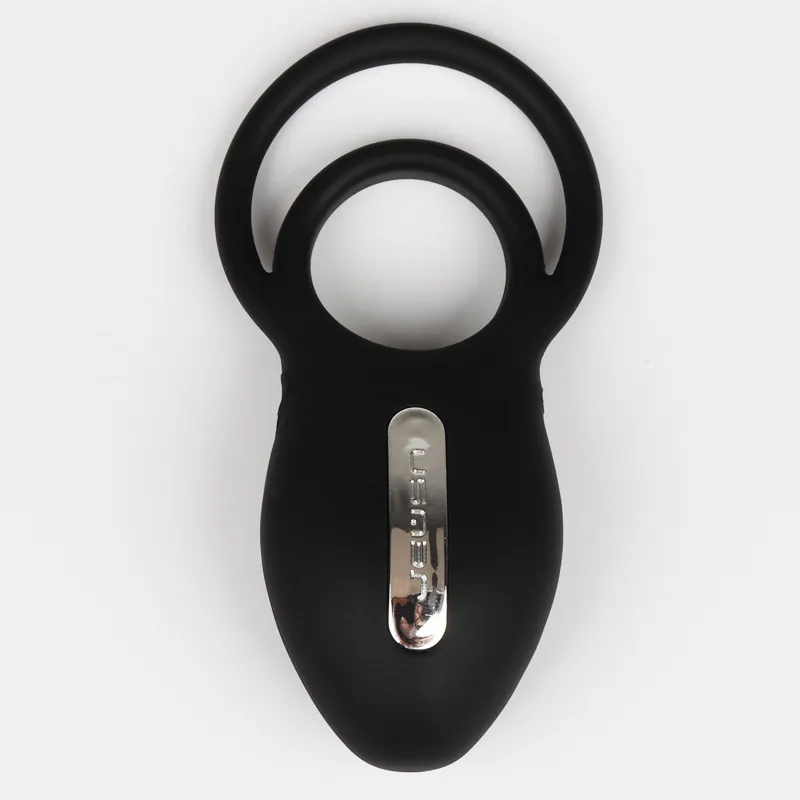Meselo Задержка времени Вибрирующее кольцо на член Задержка эякуляции Силиконовые секс-игрушки для мужчин USB-зарядные кольца для пениса Вибратор Игры для взрослых T205195394