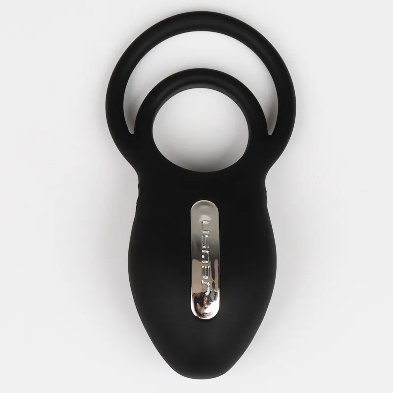 Meselo Vertraging Vibrerende Cockring Ejaculatie Vertraging Siliconen Speeltjes voor Mannen USB Opgeladen Penis Ringen Vibrator Volwassen Spelletjes T201925419