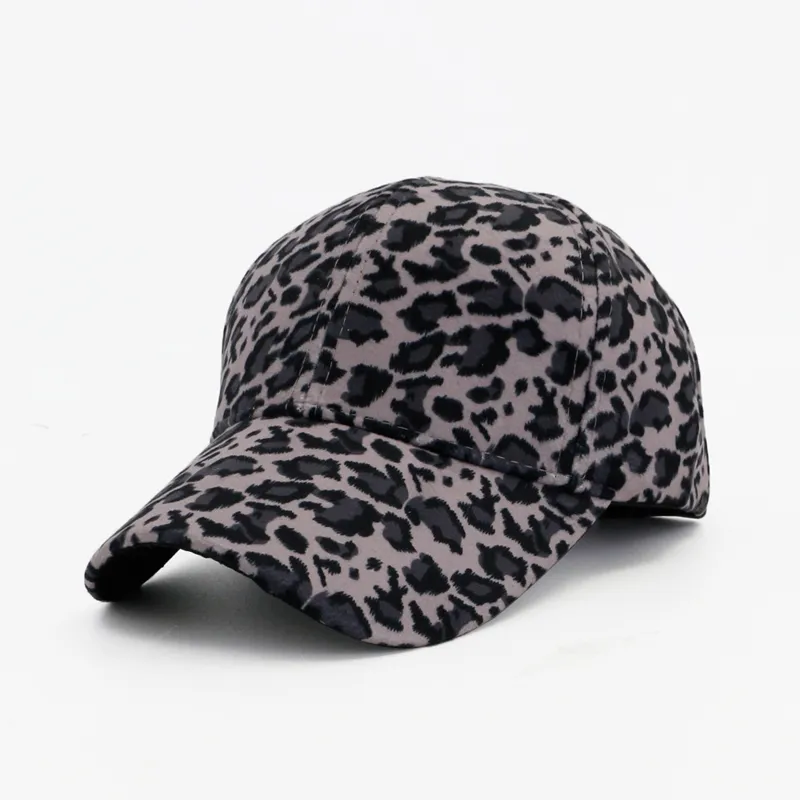 2019 unissex verão primavera ao ar livre elegante leopardo impresso boné de beisebol chapéu das mulheres dos homens casquette snapback gorras sunhat260n