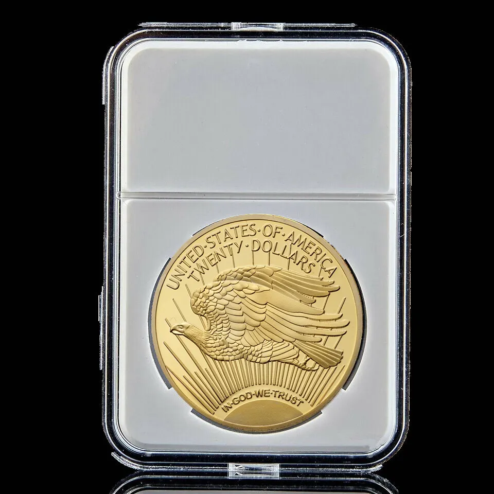 1933 Liberty Coin絶妙なアメリカの自由イーグル記念ゴールドメッキコレクションコインズアートw / pccb箱
