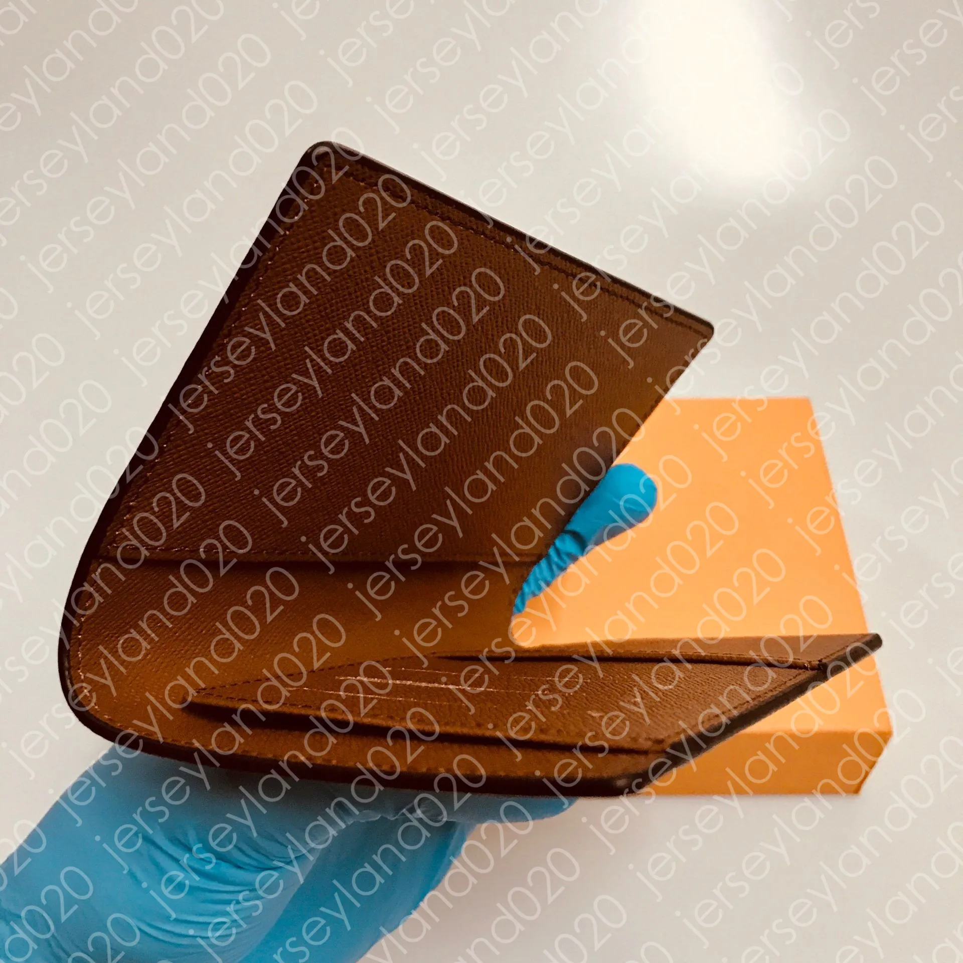 تغطية جواز السفر للسيدات للجنسين للأزياء حماية جواز السفر ، حامل بطاقة الائتمان العصرية ، Mens Wallet Brown Diconic Canvas Couverture2282