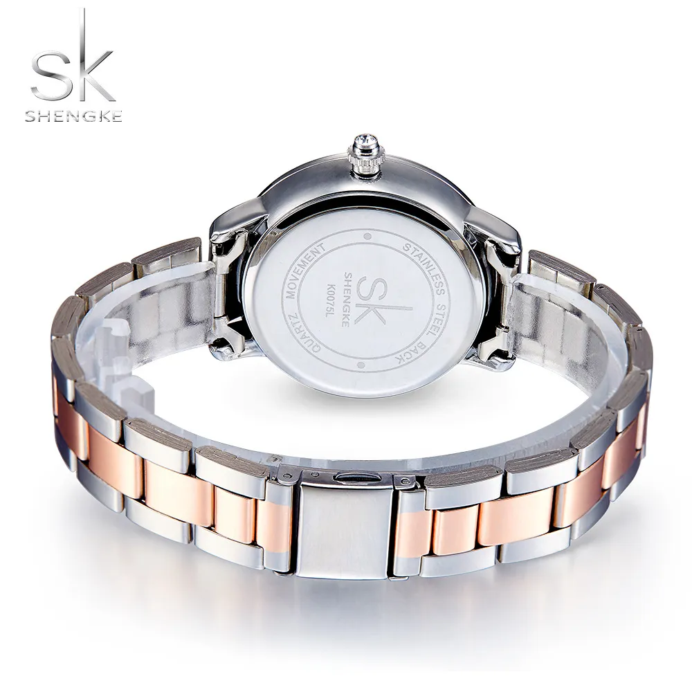 Shengke Armband Frauen Uhr Neue Quarz Top Marke Luxus Mode Kristall Armbanduhren Damen Geschenk Relogio Feminino282c