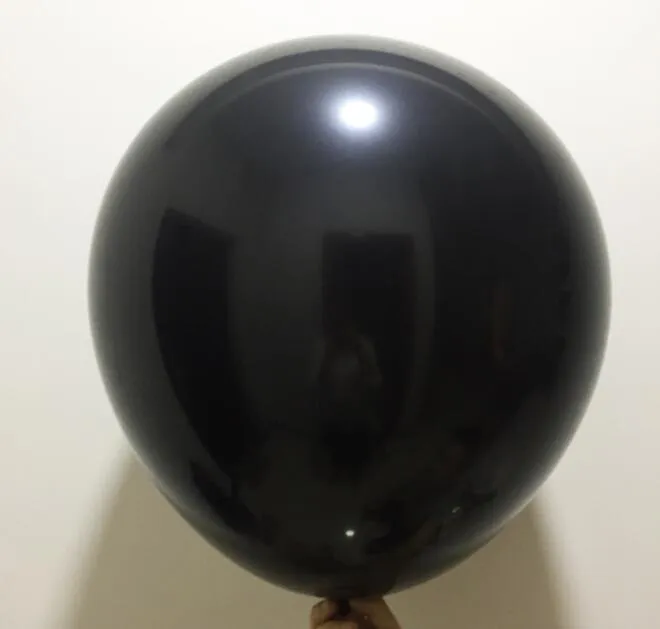 Ballons de révélation du sexe 36 pouces Ballon en latex confettis noir Garçon ou fille Ballon de fête de révélation du sexe Ballon géant avec rose bleu C247N