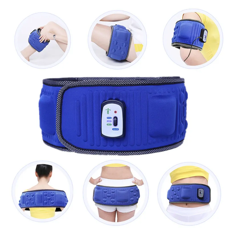 Electric Slimming Belt Lose Weight Fitness Massage X5 Times Sway Vibration Abdominal Belly Muscle Waist Trainer Stimulator1914749