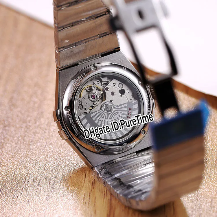 NOWOŚĆ 123 55 31 20 55 00 STAL Srebrna Diamentowa ramka złota pokrętła Miyota 8215 Automatyczne zegarek zegarków ze stali nierdzewnej Puretime300s