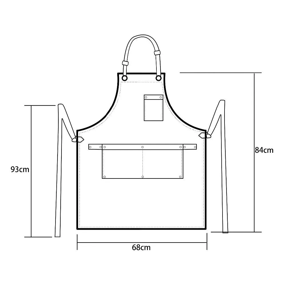 Tablier de cuisine en toile de cuisine pour femmes et hommes, Chef, café, boutique, BBQ, pâtisserie, Restaurant, Bib219V