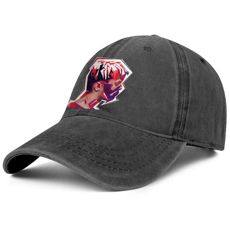 Kolorowy blok dla mężczyzn i kobiet ciężarówek dżinsowy Cool Designer Custom Personed Blank dopasowany modne hats Portret x3621817