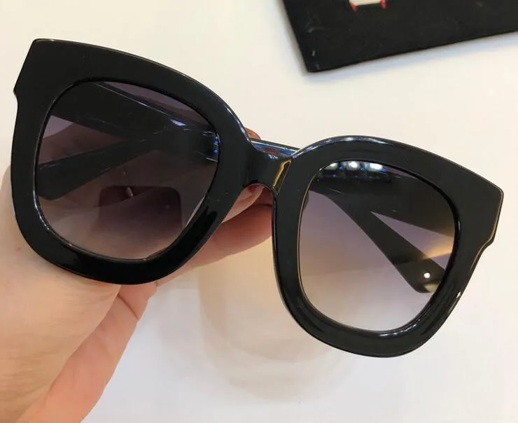 Новая продажа солнцезащитные очки для продажи модельер 0208 Cat Eye Frame оснащен панией Материал Популярный простой стиль высочайшего качества UV400 защита 3356