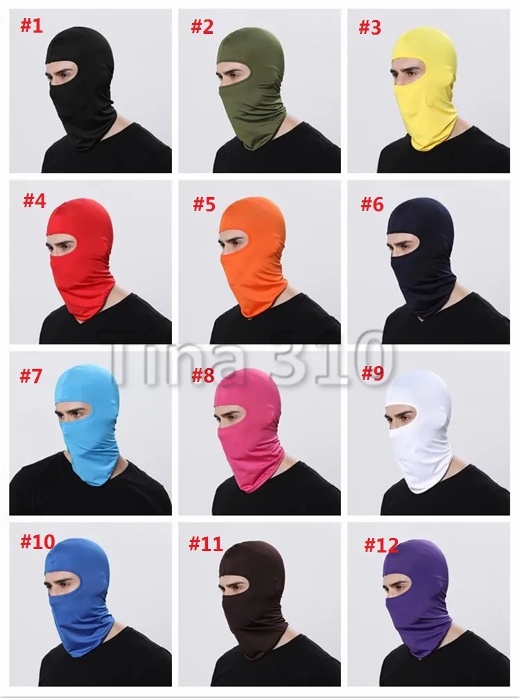 16 Różne Bandanas Sports Sport Cycling odporny na piasek maskę maską maskę narciarską Motocykl Riding WindProof Mask T3I5188