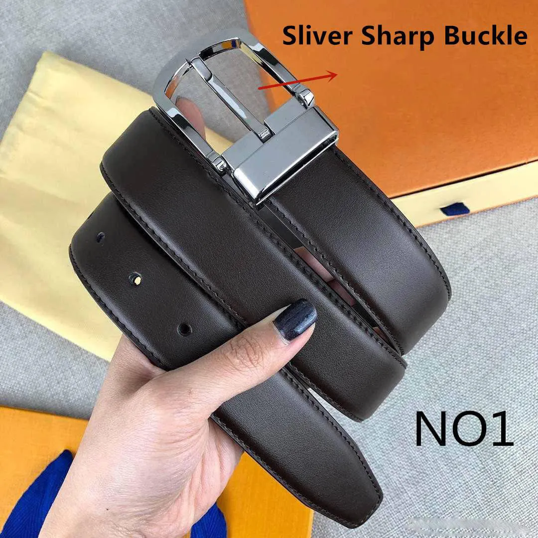 Belt Womens High Quality Genuine many Color optional fashion Cowhide Belts for Mens Box Available254M