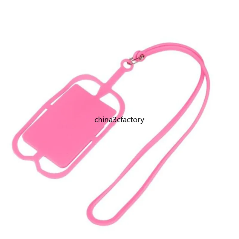 أزياء سيليكون اسهم الرقبة حزام قلادة حبال حامل البطاقة حزام سلسلة المفاتيح ل فون سامسونج هواوي العالمي