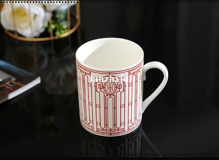 Boa qualidade Bone china caneca cerâmica xícara de café xícara de chá casal canecas de alta capacidade drinkware casamento aniversário natal gift229u